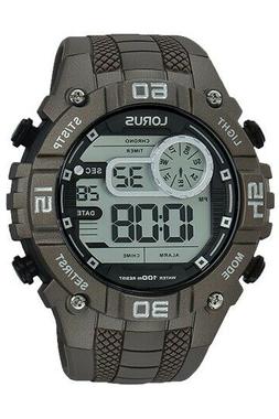 O Uomo Lorus Digitale Sveglia Cronografo Wr 100 Metri - R235