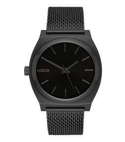 O Uomo Donna Acciaio Time Teller Milanese All Black Quarzo