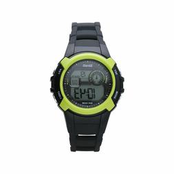 O Uomo E Bimbo Digitale In Silicone Nero Verde Crono Luce Sv