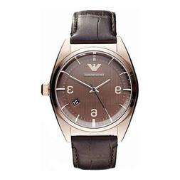 O Uomo Emporio Armani Ar0367 Franco Large Da Polso Marrone A