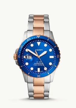 O Uomo Fossil Fb-01 Fs5654 Bracciale Acciaio Bicolor Ros&egrave; S