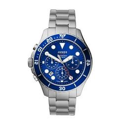 O Uomo Fossil Fb-03 Fs5724 Chrono Bracciale Acciaio Blu