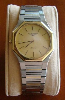 O Longines Uomo In Acciaio E Oro Misura 30 Mm.al Quarzo.