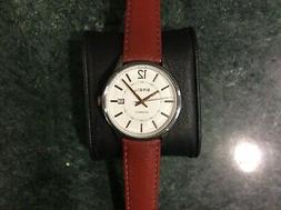 O Uomo In Acciaio E Pelle Automatico, Usato  Bellissimo!