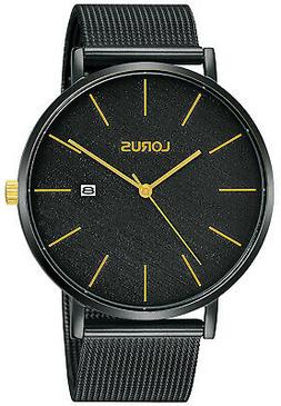 O Uomo Lorus Classico Man Rh909lx9 Da Acciaio Inox Nero