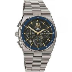 O Uomo Breil Manta Sport Tw1641 Chrono Acciaio Nero Blu Sub 