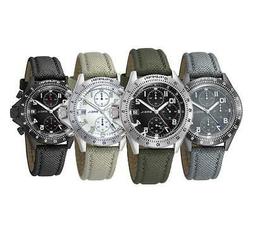 O Uomo Breil Maverick Chrono Pelle Tessuto Canvas Nero Grigi