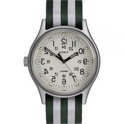 O Uomo Timex Mk1 Aluminium Tw2r80900 Alluminio Tessuto Grigi