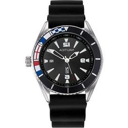 O Uomo Nautica N83 Napuss901 Silicone Nero Sub 50mt