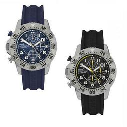 O Uomo Nautica Nsr 104 Chrono Silicone Blu Nero Sub 100mt Ne