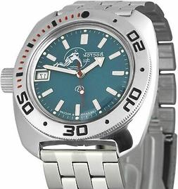 O Uomo Originale Vostok Amphibia Scuba 710059 Dalla Russia,.