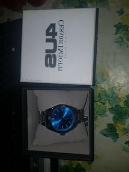 O Uomo Paciotti 4us In Acciaio Quadrante Blu Elettrico