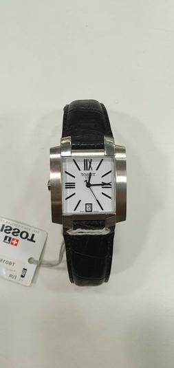 O Tissot Uomo Quadrato Pelle T60152113