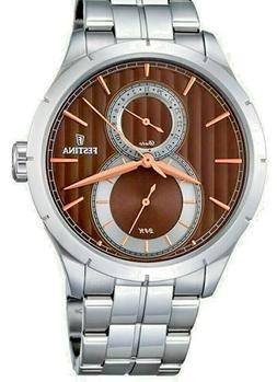 O Uomo Festina Quartz Cassa Acciaio Cinturino Acciaio Quadra