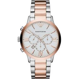 O Uomo Ragazzo Emporio Armani Ar11209 In Acciaio Bicolore Ar