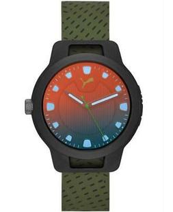 O Uomo Puma Reset P5011 Silicone Verde Nero Sportivo Colorat