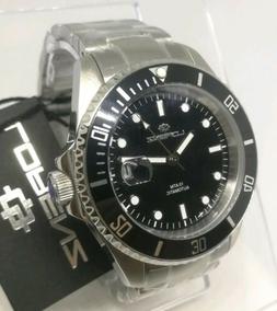 O Uomo,scuba Automatico Lorenz,21 Rubini,nero,acciaio,profes