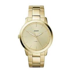 O Uomo Fossil The Minimalist 3h Fs5462 Bracciale Acciaio Gol