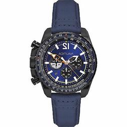 O Nautica Uomo Watch Man Uhr Pelle Crono Blu Nai22507g Nmx 1