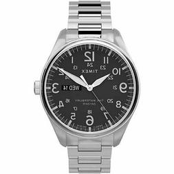 O Uomo Timex Waterbury Tw2t71100 Bracciale Acciaio Nero Day-