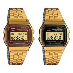 O Casio Vintage Gold A159wgea Unisex Acciaio Digitale Chrono