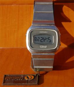 O Vintage Lcd Cosmotron Quartz Nos Con Scatola