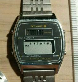 O Vintage Quartz Sanyo Solar Ottime Condizioni, Da Fondo Di 