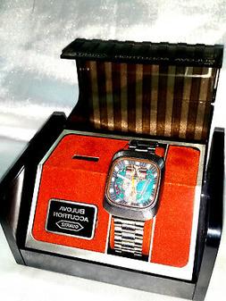 O Watch Bulova Accutron Spaceview 214 Diapason Vintage Space