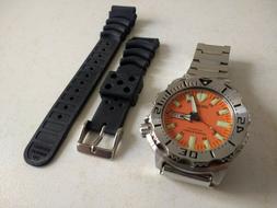 O Watch Seiko Monster  Skx781 1 Serie Orange Sub 200 Automat