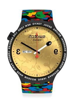 O Swatch X Bape Gold Tokyo Edition