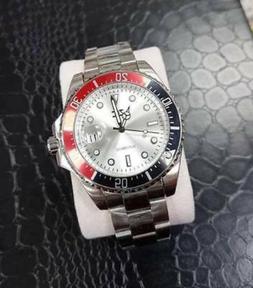 O Zcc Submariner Uomo Automatico Subacqueo Acciaio Nero Ross