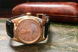 Rolex ovetto bubbleback 1946 ref. 3130 oro rosa 14 carati so