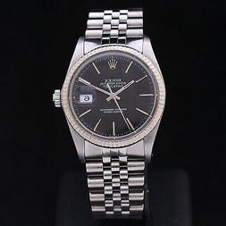 Rolex Oyster Perpetual Datejust white gold bezel 16030 servi