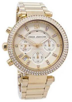 Michael Kors Parker Glitz Chronograph Crystals MK5354 Women'