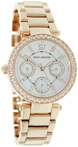 Michael Kors Women's Parker Rose Gold-Tone Watch MK5616