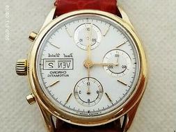 O Paul Watch Cronografo Automatico Acciaio E Placcato Oro 19