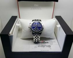 TISSOT PRS 200 Cronografo Quarzo Ref.T362/462K Blue Dial 40m