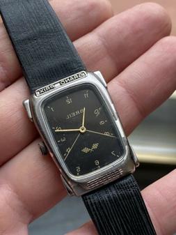 Rare Rectangular Vintage Breil Swiss Made Modele Depose Car 
