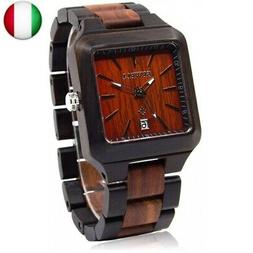 O Da Polso Da Uomo In Legno Naturale Orologio