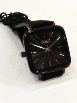 O Unisex  In Pelle Nero 35mm  .nuovo