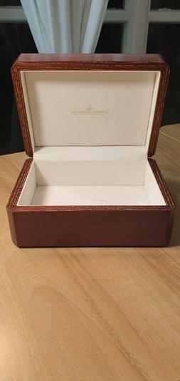 O Da Polso Lecoultre, In Legno E Pelle Wooden Box Leather