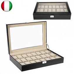 Con 24 Scompartimenti Per Tenere Gli Orologi In