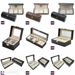 Custodia Per 2-20 Astuccio Bracciali Pelle Box Portagioie