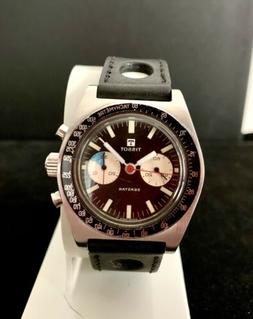 TISSOT Seastar 40508 Cronografo Vintage Diver Uomo 36mm Acci