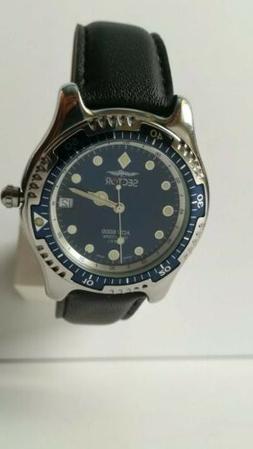 SECTOR ADV 6000 10 ATM in acciaio con datario con cinturino 