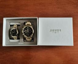 Uomo E Donna Fossil Colore Oro