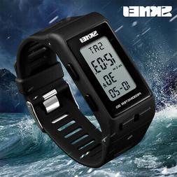 O Uomo Contapassi Calorie Digitale Led Orologio Elettronico 