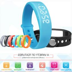 O Polso Per Fitness Sportivo In Gomma Nero Led Da Uomo Donna