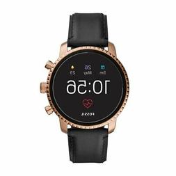 Smartwatch Uomo FOSSIL EXPLORIST HR FTW4017 Pelle Nero Ros&egrave;