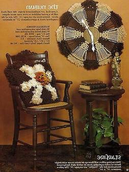 O & Stella Cuscino Pattern #ha56 Moods In Macram&egrave; 1970s Lib